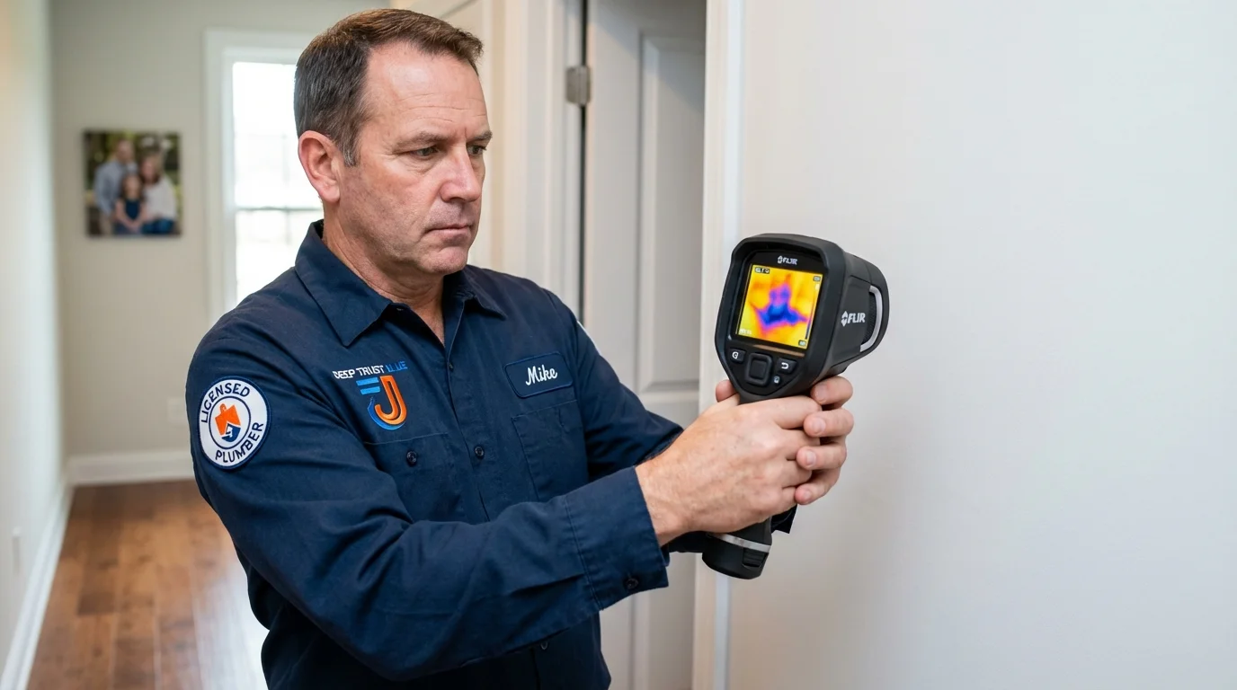 Thermal imaging leak detection by Johns Plumbing LLC in Overton